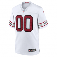Arizona Cardinals Nike Custom Game Jersey White Arizona Cardinals Nike Custom Game Jersey White