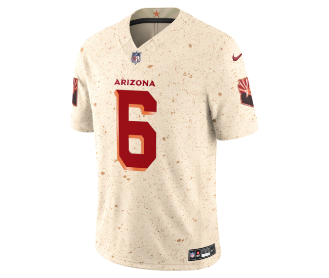 James Conner Arizona Cardinals Nike 2025 Rivalries Collection Stitched Limited Jersey Natural
