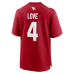 Jeremiyah Love Arizona Cardinals Nike 2026 NFL Draft First Round Pick No. 3 Team Game Jersey Cardinal