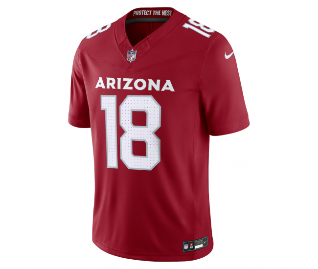 Marvin Harrison Jr. Arizona Cardinals Nike Team Vapor F.U.S.E. Stitched Limited Jersey Cardinal
