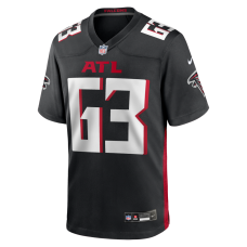 Chris Lindstrom Atlanta Falcons Nike Game Jersey Black Chris Lindstrom Atlanta Falcons Nike Game Jersey Black