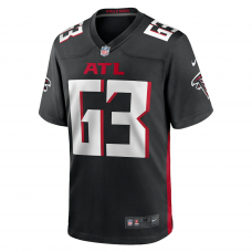 Chris Lindstrom Atlanta Falcons Nike Team Game Jersey Black Chris Lindstrom Atlanta Falcons Nike Team Game Jersey Black