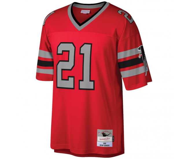 Deion Sanders Atlanta Falcons Mitchell & Ness Legacy Replica Jersey Red