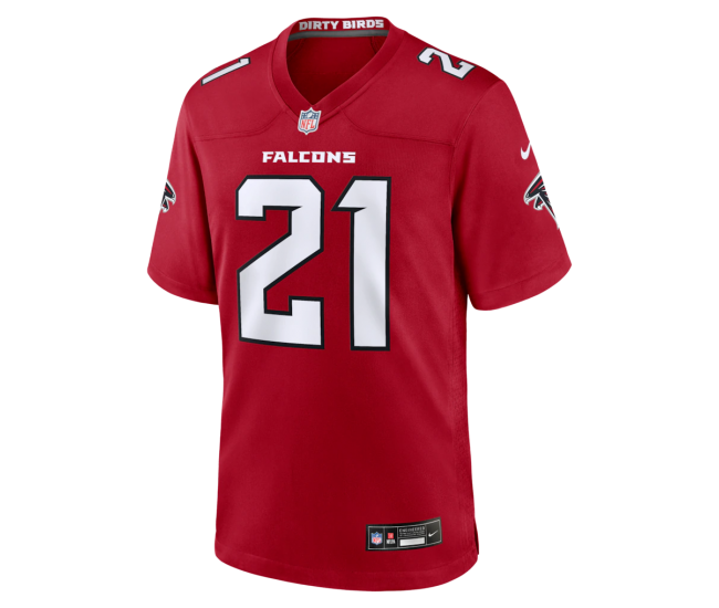 Deion Sanders Atlanta Falcons Nike Retired Player Game Jersey Red