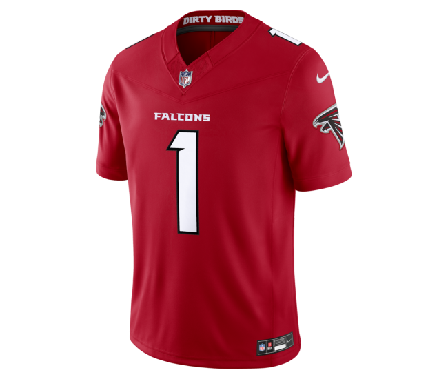 Dirty Birds Atlanta Falcons Nike Team Vapor F.U.S.E. Stitched Limited Jersey Red