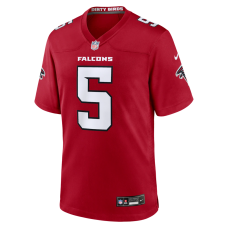 Drake London Atlanta Falcons Nike Game Jersey Red Drake London Atlanta Falcons Nike Game Jersey Red