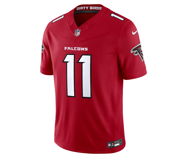 Jalon Walker Atlanta Falcons Nike Team Vapor F.U.S.E. Stitched Limited Jersey Red