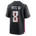 Kyle Pitts Sr. Atlanta Falcons Nike Team Game Jersey Black