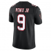 Michael Penix Jr. Atlanta Falcons Nike Alternate Throwback Vapor F.U.S.E. Stitched Limited Jersey Black