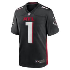 Number 1 Groom Atlanta Falcons Nike Game Jersey Black Number 1 Groom Atlanta Falcons Nike Game Jersey Black