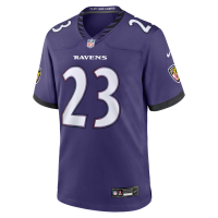 Adam Randall Baltimore Ravens Nike Team Game Jersey Purple