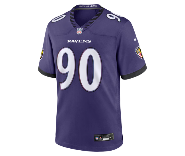 Aeneas Peebles Baltimore Ravens Nike Team Game Jersey Purple