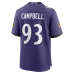 Calais Campbell Baltimore Ravens Nike Team Game Jersey Purple