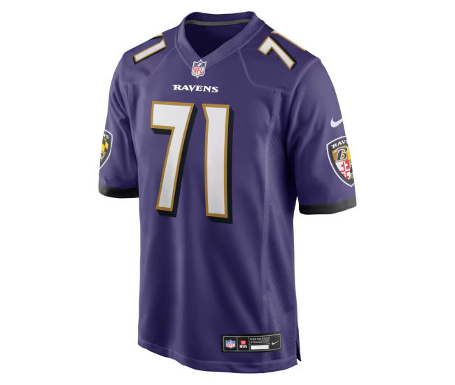 Carson Vinson Baltimore Ravens Nike Team Game Jersey Purple