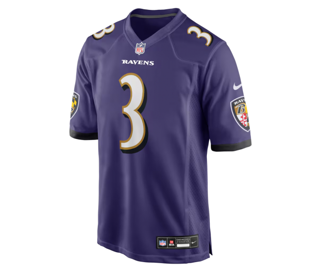 Chidobe Awuzie Baltimore Ravens Nike Team Game Jersey Purple
