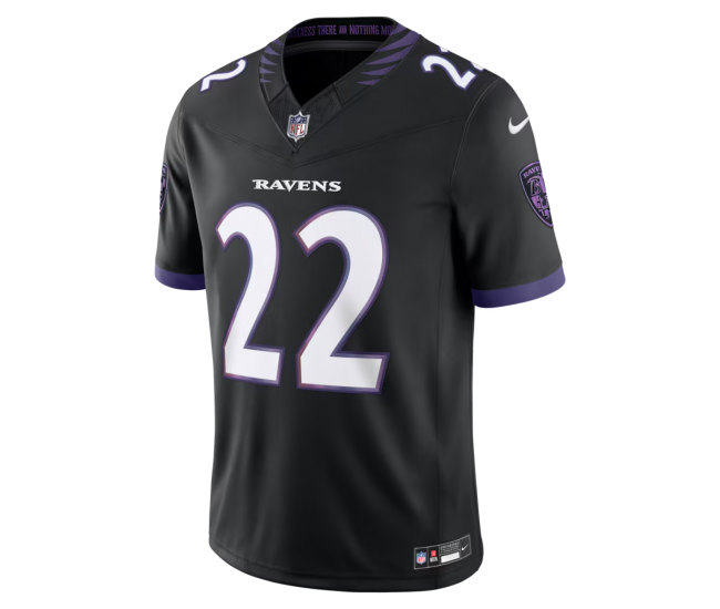 Derrick Henry Baltimore Ravens Nike Alternate Alternate Vapor F.U.S.E. Stitched Limited Jersey Black