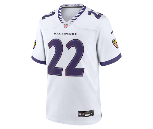 Derrick Henry Baltimore Ravens Nike Game Jersey White