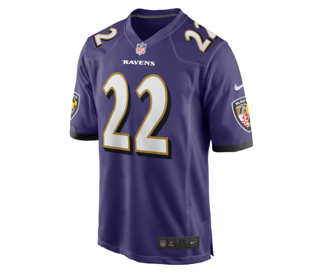 Derrick Henry Baltimore Ravens Nike Game Player Jersey Purple