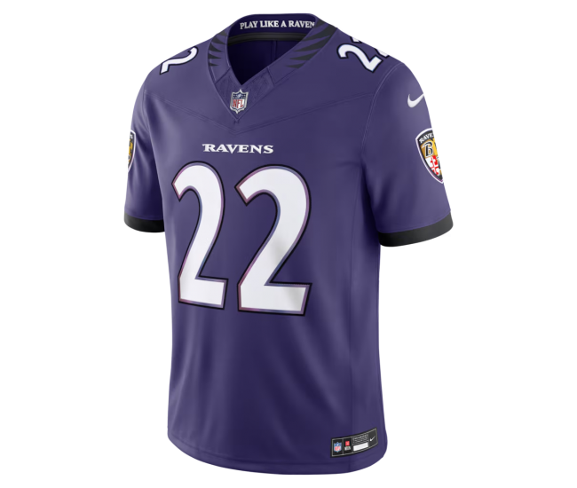 Derrick Henry Baltimore Ravens Nike Team Vapor F.U.S.E. Stitched Limited Jersey Purple