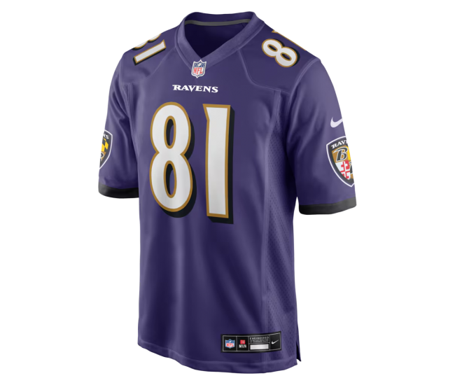 Devontez Walker Baltimore Ravens Nike Team Game Jersey Purple