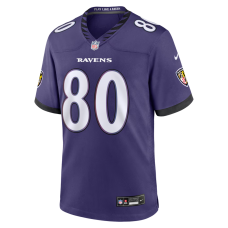 Durham Smythe Baltimore Ravens Nike Team Game Jersey Purple Durham Smythe Baltimore Ravens Nike Team Game Jersey Purple