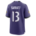 Elijah Sarratt Baltimore Ravens Nike Team Game Jersey Purple