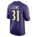 Jamal Lewis Baltimore Ravens Nike Game Retired Player Jersey Purple