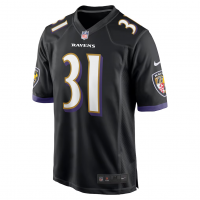 Jamal Lewis Baltimore Ravens Nike Retired Player Alternate Game Jersey Black