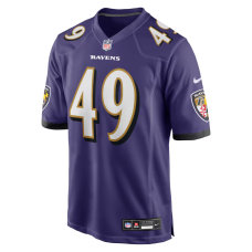 Jay Higgins IV Baltimore Ravens Nike Team Game Jersey Purple Jay Higgins IV Baltimore Ravens Nike Team Game Jersey Purple