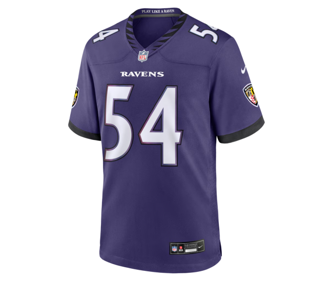 Jovaughn Gwyn Baltimore Ravens Nike Team Game Jersey Purple
