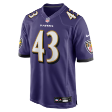 Justice Hill Baltimore Ravens Nike Game Jersey Purple Justice Hill Baltimore Ravens Nike Game Jersey Purple