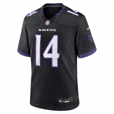 Kyle Hamilton Baltimore Ravens Nike Alternate Game Jersey Black Kyle Hamilton Baltimore Ravens Nike Alternate Game Jersey Black