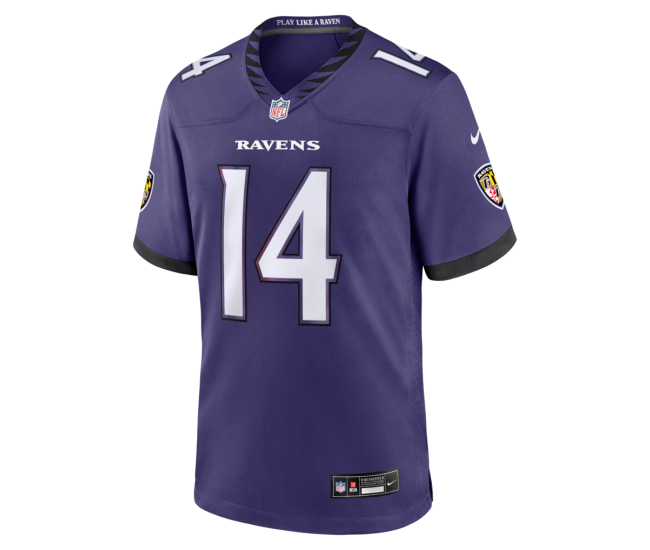 Kyle Hamilton Baltimore Ravens Nike Team Game Jersey Purple