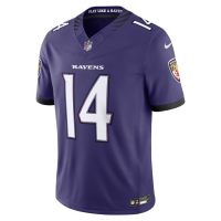 Kyle Hamilton Baltimore Ravens Nike Team Vapor F.U.S.E. Stitched Limited Jersey Purple