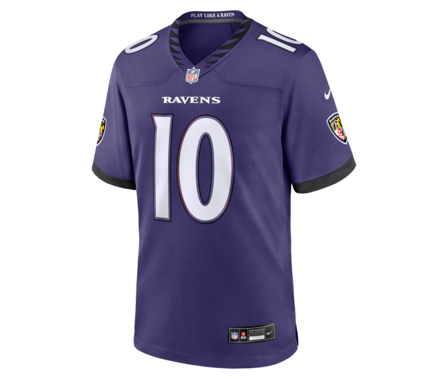 LaJohntay Wester Baltimore Ravens Nike Team Game Jersey 10 Purple
