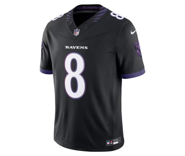 Lamar Jackson Baltimore Ravens Nike Alternate Alternate Vapor F.U.S.E. Stitched Limited Jersey Black