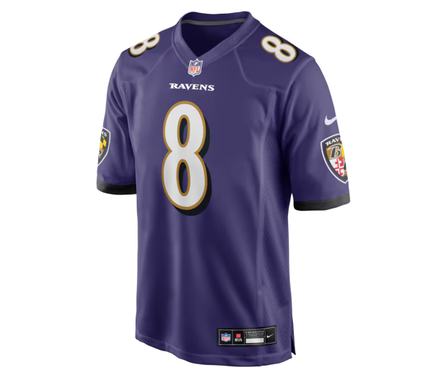 Lamar Jackson Baltimore Ravens Nike Game Jersey - Purple