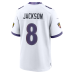 Lamar Jackson Baltimore Ravens Nike Game Jersey White