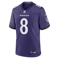 Lamar Jackson Baltimore Ravens Nike Team Game Jersey Purple