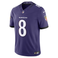 Lamar Jackson Baltimore Ravens Nike Team Vapor F.U.S.E. Stitched Limited Jersey Purple