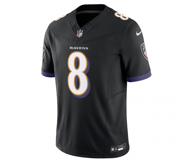 Lamar Jackson Baltimore Ravens Nike Vapor F.U.S.E. Limited Jersey Black