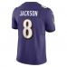 Lamar Jackson Baltimore Ravens Nike Vapor F.U.S.E. Limited Jersey Purple