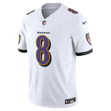 Lamar Jackson Baltimore Ravens Nike Vapor F.U.S.E. Limited Jersey White Lamar Jackson Baltimore Ravens Nike Vapor F.U.S.E. Limited Jersey White