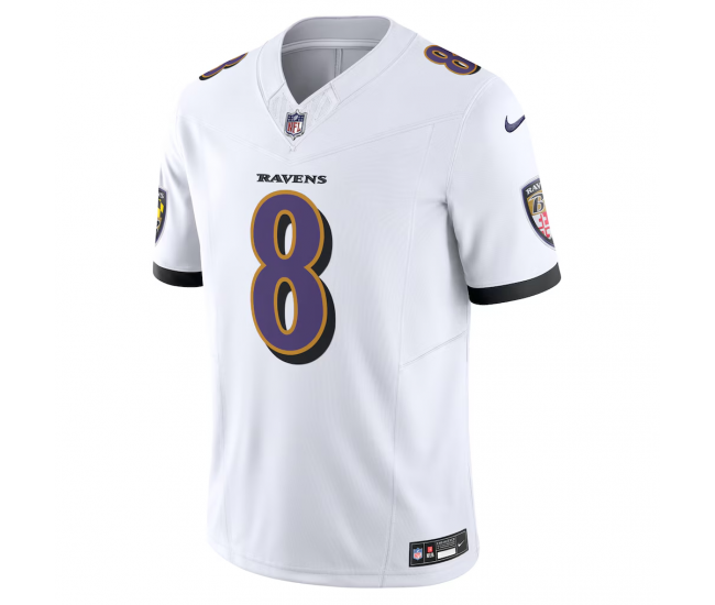 Lamar Jackson Baltimore Ravens Nike Vapor F.U.S.E. Limited Jersey White