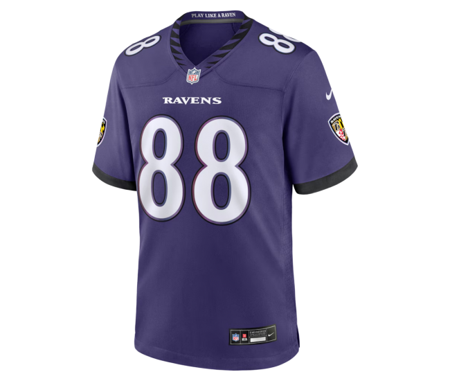 Matthew Hibner Baltimore Ravens Nike Team Game Jersey Purple