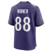Matthew Hibner Baltimore Ravens Nike Team Game Jersey Purple