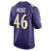 Nick Moore Baltimore Ravens Nike Game Jersey Purple