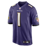 Number 1 Dad Baltimore Ravens Nike Game Jersey Purple