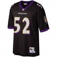 Ray Lewis Baltimore Ravens Mitchell & Ness Legacy Replica Jersey Black