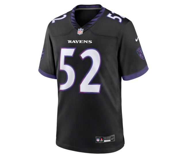 Ray Lewis Baltimore Ravens Nike Alternate Retired Player Game Jersey Black